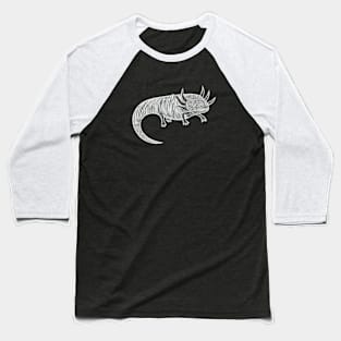 Axolotl - hand drawn detailed animal lovers design Baseball T-Shirt